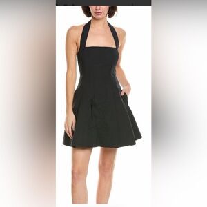 A.L.C. Black Halter Mini Dress